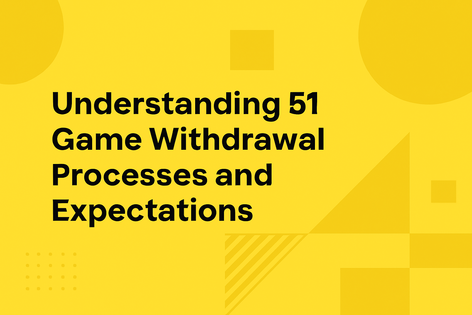 An informative scene depicting 51 Game Recovery processes and solutions.