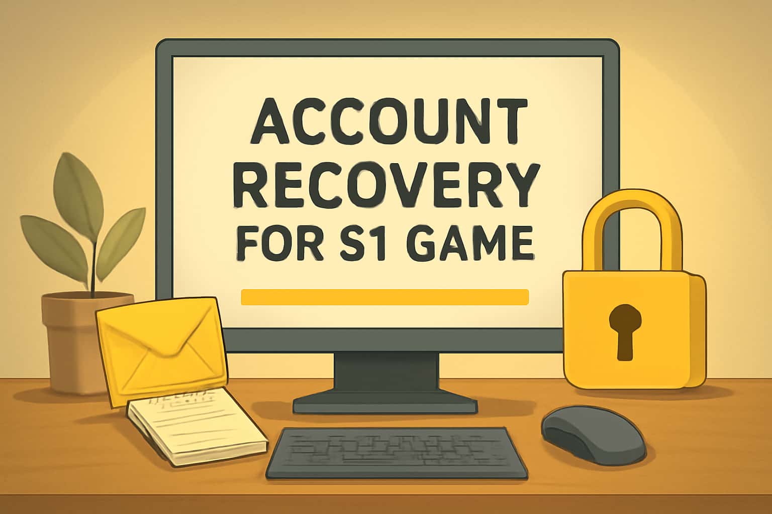 Informational representation of account recovery for 51 Game