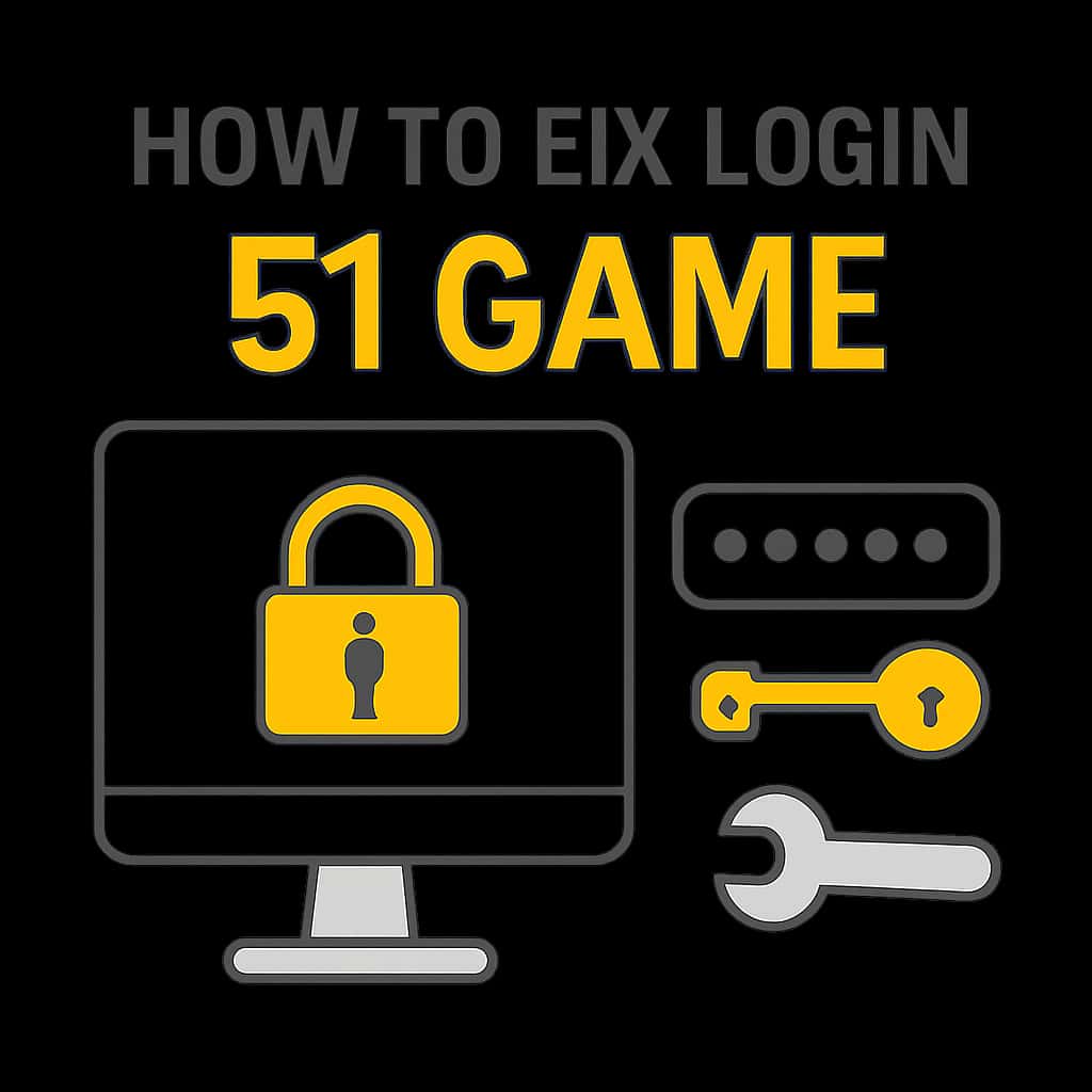 Diagram illustrating common login issues in 51 Game.