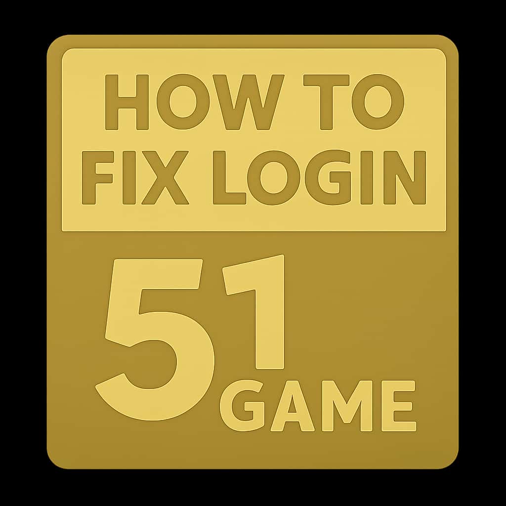 Icon representing support for 51 Game login issues.