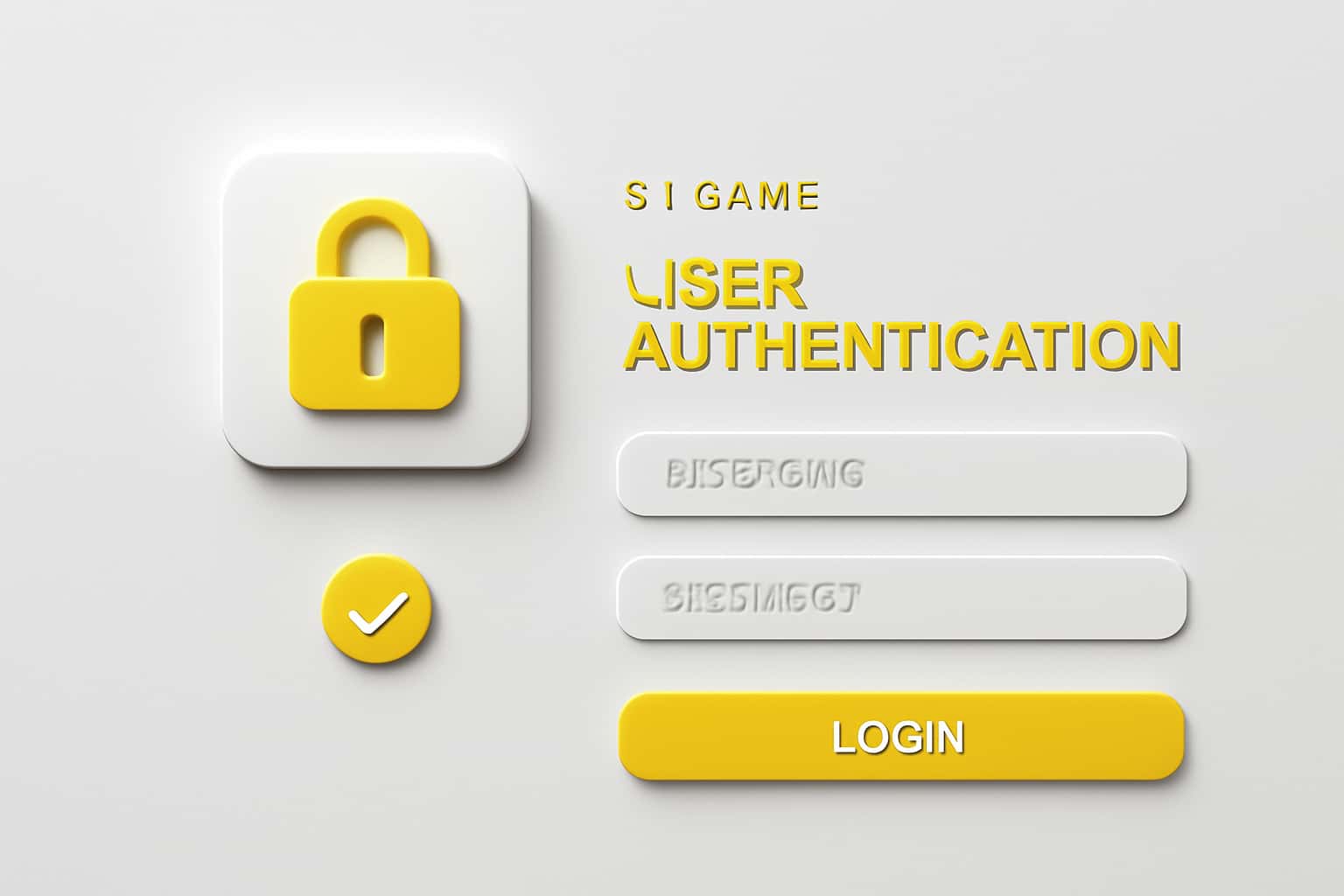 51 Game User Authentication Interface