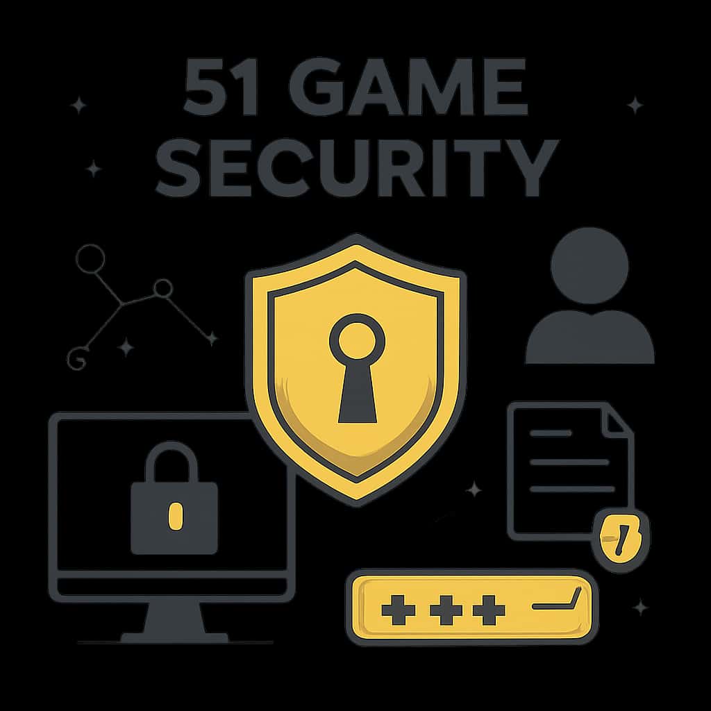 An educational diagram illustrating aspects of 51 Game Security.